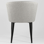 Мягкое кресло на металлических ножках Shaggy Grey варинант исполнения - 4 | Loft Concept в Красноярске