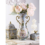 Ваза фарфоровая с попугаями Gaya варинант исполнения - 9 | Loft Concept в Красноярске