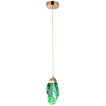 Подвесной светильник Soar Hanging Lamp Brass Green Зелёный варинант исполнения - 2 | Loft Concept в Красноярске