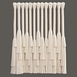 Декор на стену Белые Кисти Wall decor White Tassels варинант исполнения - 3 | Loft Concept в Красноярске