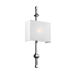 Бра с прямоугольным тканевым абажуром белого цвета Feiss варинант исполнения - 1 | Loft Concept в Красноярске