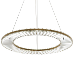 Кольцевая люстра с хрустальным декором Maude Crystal Chandelier варинант исполнения - 1 | Loft Concept в Красноярске
