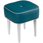 Квадратный мягкий пуф на белых ножках Winton Pouf Square варинант исполнения - 13 | Loft Concept в Красноярске