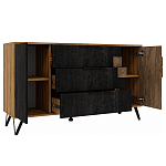 Комод с 3-мя ящиками и дверцей Stone Effect варинант исполнения - 4 | Loft Concept в Красноярске