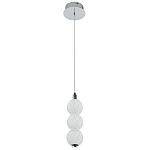 Подвесной светодиодный светильник Crystal Globule Hanging Lamp Chrome варинант исполнения - 2 | Loft Concept в Красноярске