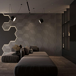 Гипсовая 3D Панель M-52 варинант исполнения - 1 | Loft Concept в Красноярске