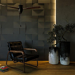 Гипсовая 3D Панель M-08 варинант исполнения - 2 | Loft Concept в Красноярске