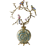 Бронзовый подсвечник Птичий рай Flora варинант исполнения - 1 | Loft Concept в Красноярске