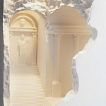 Встраиваемый в стену гипсовый светильник под покраску в античном стиле Antiquity Athena варинант исполнения - 9 | Loft Concept в Красноярске