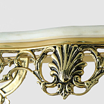 Консоль из бронзы с мраморной столешницей Bronze De Console варинант исполнения - 1 | Loft Concept в Красноярске