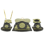 Настольный письменный набор из змеевика из 7-ми элементов Successful Leader варинант исполнения - 3 | Loft Concept в Красноярске