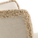 Кресло с декором бахрома Linen Fringe Chair Beige варинант исполнения - 5 | Loft Concept в Красноярске