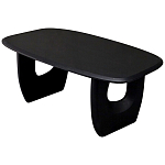Кофейный стол из массива акации Veras Coffee Table Black варинант исполнения - 1 | Loft Concept в Красноярске