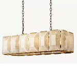 Люстра с абажуром из прямоугольных мраморных панелей Calling to Shine варинант исполнения - 3 | Loft Concept в Красноярске