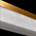 Подвесной светильник линейный из натурального камня Perfection of Geometry варинант исполнения - 6 | Loft Concept в Красноярске