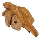 Статуэтка из дерева игуана Animals of the World варинант исполнения - 4 | Loft Concept в Красноярске