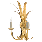 Бра с каркасом в виде пучка золотых перьев Bunch of Feathers варинант исполнения - 2 | Loft Concept в Красноярске