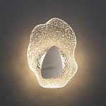 Бра с рельефным волнообразным стеклянным плафоном и вставкой из мрамора Liquid Stone варинант исполнения - 9 | Loft Concept в Красноярске