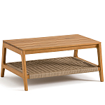 Стол журнальный для сада из акации Breathe Nature варинант исполнения - 1 | Loft Concept в Красноярске