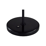 Настольная лампа черного цвета с круглым основанием и длинным прямым плафоном Trumpet tube варинант исполнения - 3 | Loft Concept в Красноярске