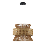 Подвесной светильник с абажуром из натуральных материалов Light Inside the Cell варинант исполнения - 3 | Loft Concept в Красноярске