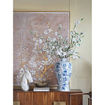 Ваза фарфоровая высокая с синими цветочными мотивами Independence варинант исполнения - 4 | Loft Concept в Красноярске