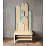 Вешалка «Байома» варинант исполнения - 1 | Loft Concept в Красноярске