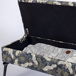 Банкетка с принтом из журавлей Crane варинант исполнения - 5 | Loft Concept в Красноярске