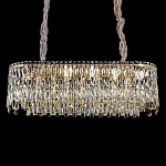 Люстра овальная с хрустальными подвесками Roul Crystal Light варинант исполнения - 2 | Loft Concept в Красноярске