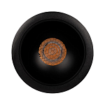 Встраиваемый спот светодиодный круглый черного цвета с углублением Ombra Lux  варинант исполнения - 2 | Loft Concept в Красноярске