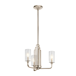  Люстра с прозрачными рифлеными цилиндрическими плафонами Kichler варинант исполнения - 9 | Loft Concept в Красноярске