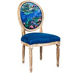 Стул из натурального бука с цветочным принтом Impressionism in Art варинант исполнения - 2 | Loft Concept в Красноярске