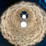 Вязаный подвесной светильник из шерсти Dome Wool Lamp  варинант исполнения - 5 | Loft Concept в Красноярске