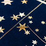 Обои с вышивкой ручной работы Cosmos Original colourway on velvet варинант исполнения - 4 | Loft Concept в Красноярске