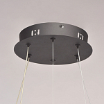 Люстра с двумя кольцами черного цвета с хрустальными элементами QUARTZ CRYSTAL варинант исполнения - 15 | Loft Concept в Красноярске