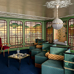 Обои ручная роспись The Plain of Musashi Original colourway on painted Xuan paper with gold ombre варинант исполнения - 1 | Loft Concept в Красноярске