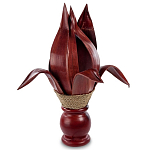 Настольная лампа красная INDONESIAN LAMPS варинант исполнения - 1 | Loft Concept в Красноярске