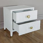 Тумба прикроватная с двумя ящиками Elsa Dreams White варинант исполнения - 2 | Loft Concept в Красноярске