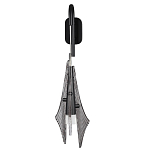 Бра черного цвета с плафоном из рельефного стекла Glass Pod варинант исполнения - 7 | Loft Concept в Красноярске