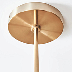 Люстра линейная с 2-мя белыми плиссированными тканевыми абажурами Combination варинант исполнения - 1 | Loft Concept в Красноярске