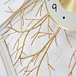 Часы настенные из металла золотые с белым циферблатом Current Time варинант исполнения - 3 | Loft Concept в Красноярске