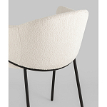 Стул Brace букле белый варинант исполнения - 3 | Loft Concept в Красноярске