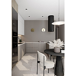 Кухонный гарнитур с фасадом в полоску Rainier Kitchen Set варинант исполнения - 4 | Loft Concept в Красноярске