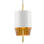 Люстра прямоугольная с белыми цилиндрическими абажурами White Ribbon варинант исполнения - 1 | Loft Concept в Красноярске