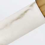 Бра для ванных комнат вертикальное с вытянутым плафоном из алебастра Hinkley варинант исполнения - 6 | Loft Concept в Красноярске