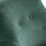 Кресло велюровое темно-зеленого цвета Diaspro Green Armchair варинант исполнения - 5 | Loft Concept в Красноярске