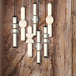 Подвесной светильник с белыми матовыми плафонами Hiding secrets варинант исполнения - 5 | Loft Concept в Красноярске