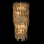 Бра с каскадом из прозрачного хрусталя и корпусом золотого цвета Constant Sparks варинант исполнения - 1 | Loft Concept в Красноярске