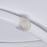 Люстра белого цвета с тремя изогнутыми светодиоидными плафонами Luke Lampco Tracer Lamp варинант исполнения - 6 | Loft Concept в Красноярске