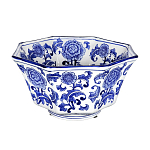 Чаша белая с синим цветочным узором Chino Dishes варинант исполнения - 1 | Loft Concept в Красноярске